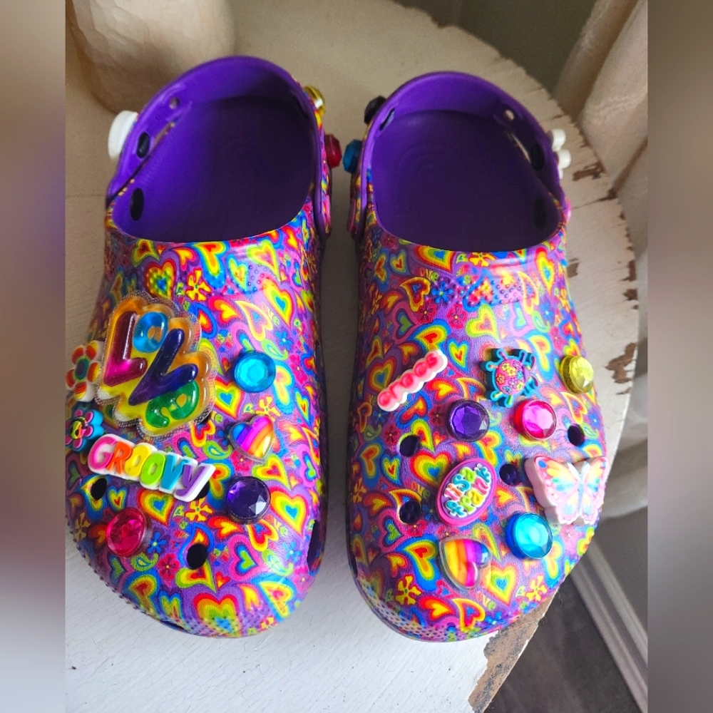 Limited Edition Lisa Frank Crocs